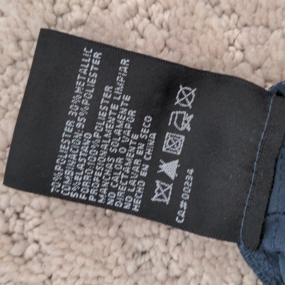 Betsy & Adams cocktail party metallic blue/grey one piece dress - Picture 6 of 7